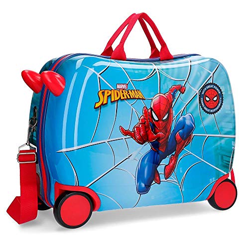 Marvel Spiderman Street - Maleta correpasillos, 50 cm, Multicolor