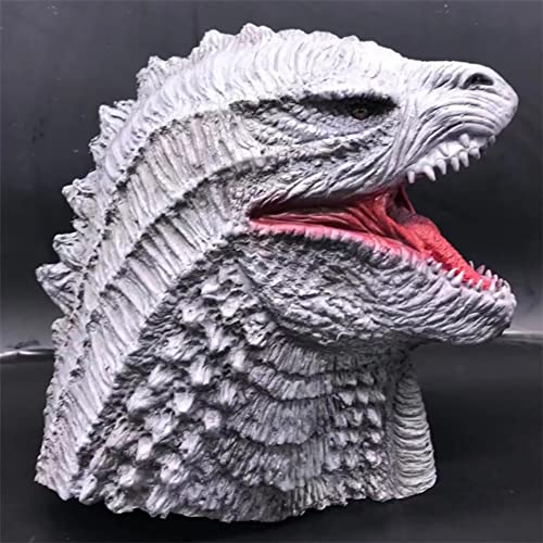 Máscara de Halloween, Godzilla vs. King Kong Mask Hand Puppet King of Monster Headgear Halloween Horror Mask Giant Beast Mask (Color : Style 6)