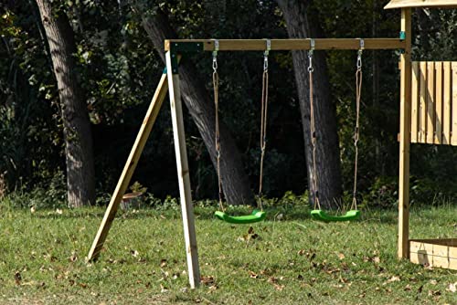 MASGAMES Columpio Doble Apoyado para Parque Infantil de 120 cm MA700150