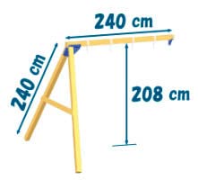 MASGAMES Parque Infantil Canigo con Columpio Doble MA700204