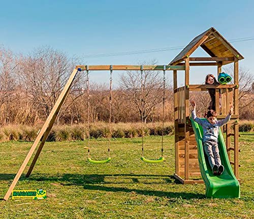 MASGAMES Parque Infantil Canigo con Columpio Doble MA700204