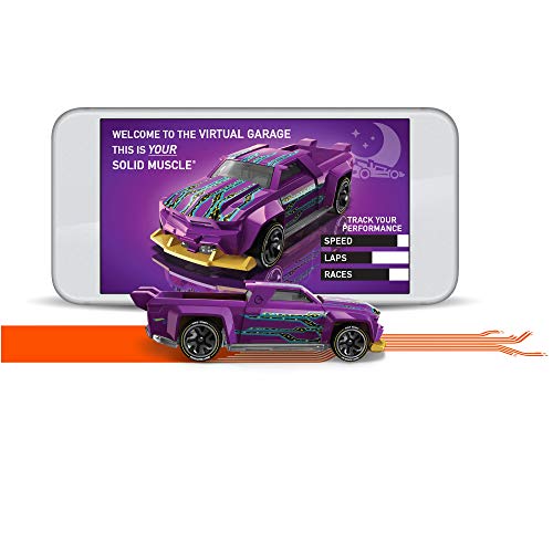 Mattel - Hot Wheels ID Vehículo de juguete, coche Solid Muscle , +8 años ( FXB35)