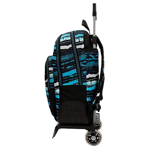 Maui and Sons Waves Mochila Doble Compartimento con Carro Multicolor 33x44x13,5 cms Poliéster 26.14L