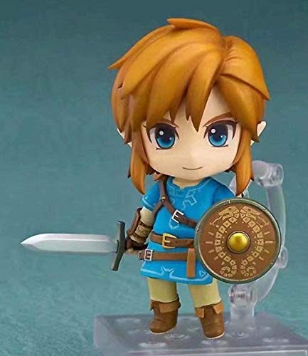 Mdcgok Personajes de Anime Modelo Zelda Montando Breath of The Wild Link Figura de acción Juguetes estatuilla colección muñeca 10cm