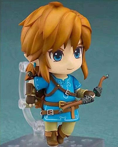 Mdcgok Personajes de Anime Modelo Zelda Montando Breath of The Wild Link Figura de acción Juguetes estatuilla colección muñeca 10cm