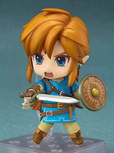 Mdcgok Personajes de Anime Modelo Zelda Montando Breath of The Wild Link Figura de acción Juguetes estatuilla colección muñeca 10cm