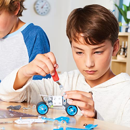 MECCANO - Kit de INVENCIONES - MONTAJAS Rapides - Estuche de invenciones con 79 Piezas y 2 Herramientas - Juego de construcción - 6047095 - Juguete Infantil de 10 años y +