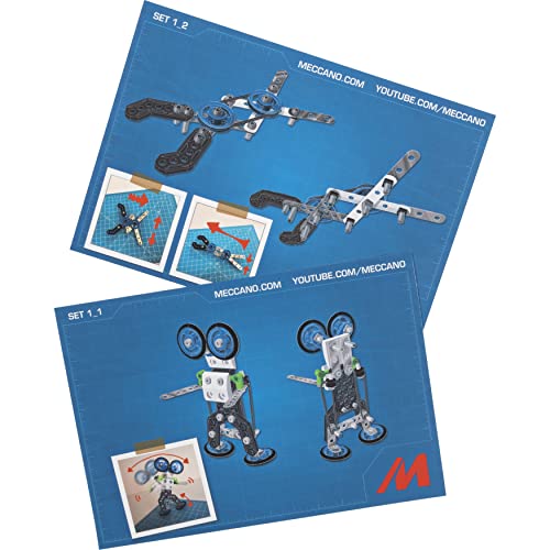 MECCANO - Kit de INVENCIONES - MONTAJAS Rapides - Estuche de invenciones con 79 Piezas y 2 Herramientas - Juego de construcción - 6047095 - Juguete Infantil de 10 años y +