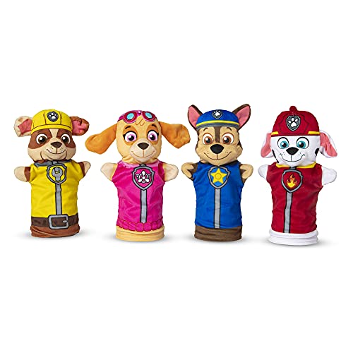 Melissa & Doug | Paw Patrol Títeres de Mano | (4 Títeres, 4 Fichas) | Patrulla Canina