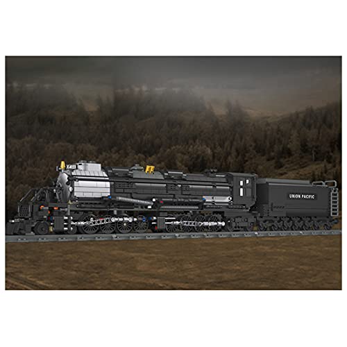 MERK Technic Big Boy Locomotora Modelo Kit de 1608 piezas de tren de vapor para niños adultos, compatible con LEGO Technic