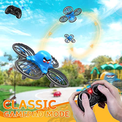 Mini Drone para Niños Control de Detección de Gestos 360 ° Flip LED Luz Altitud Control RC Quadcopter