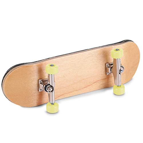 Mini patinetas para Dedos de Madera de Arce + Ruedas de Repuesto de aleación, diapasón con Caja Que Reduce la presión y Herramientas para niños como Regalo(4#)