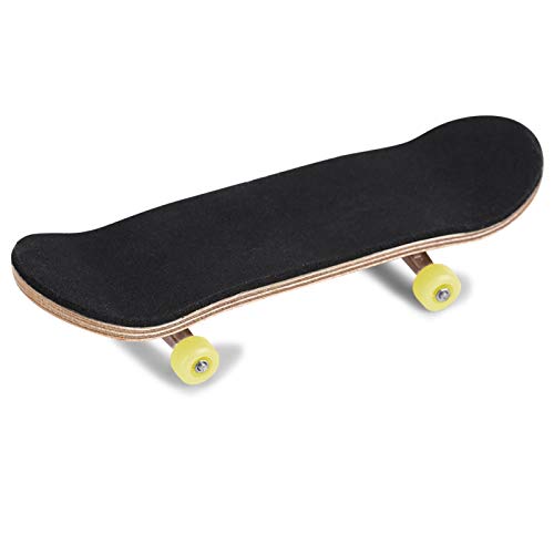 Mini patinetas para Dedos de Madera de Arce + Ruedas de Repuesto de aleación, diapasón con Caja Que Reduce la presión y Herramientas para niños como Regalo(4#)