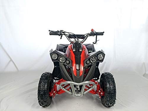 Mini quad de gasolina con motor de 49cc de 2 tiempos -ATV17 KING KONG. / Mini quad para niños de 5 a 12 años/miniquad infantil (ROJA)