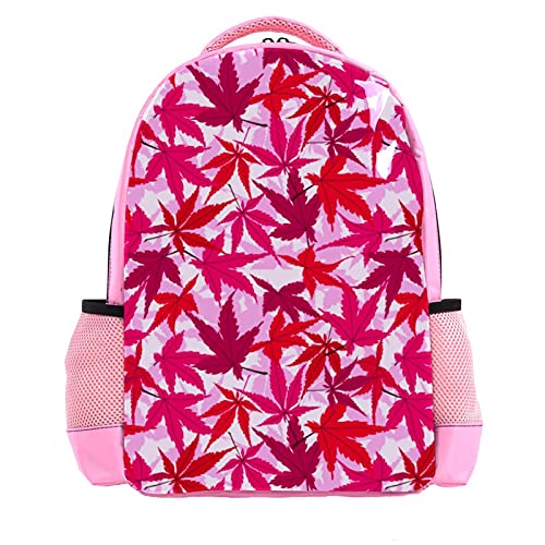 Mochila infantil para niños, linda mochila de verano rosa con frutas y fresas para niños y niñas, mochila ligera