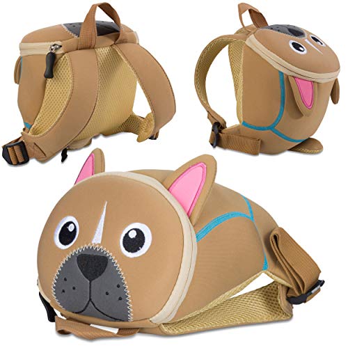 Mochila para niños Mochila para niños Mochila para niños Mochila para la Escuela Mochilas de Animales 2-6 años Impermeable, Ligera, con Correas ergonómicas y Extremadamente Robusta (Perro)