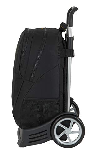 Mochila Safta Espalda Ergonómica con Carro Safta Evolution de F.C. Barcelona 2ª Equip. 20/21, negro, 320x160x440mm