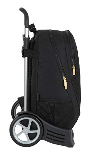 Mochila Safta Espalda Ergonómica con Carro Safta Evolution de F.C. Barcelona 2ª Equip. 20/21, negro, 320x160x440mm