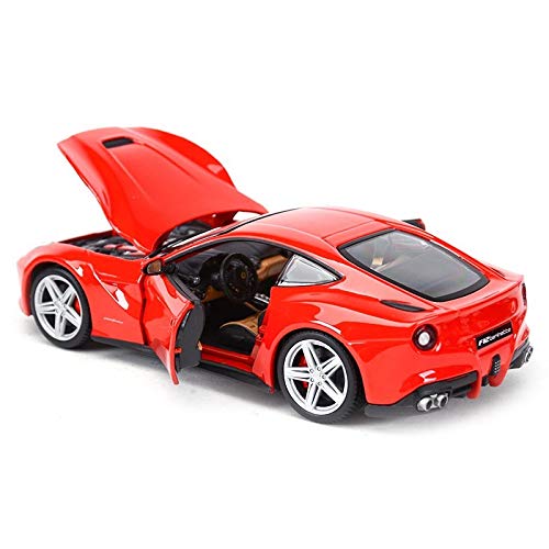 Modelo Coche para Ferrari F12 Berlinetta 1:24 Coche Deportivo Estático Vehículos Fundidos A Presión Juguetes De Modelos Coleccionables para Coche