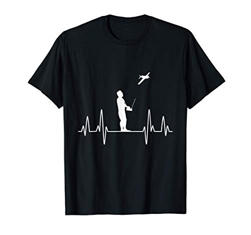 Modelo piloto latido del corazón modelo de avión Hearbeat Camiseta