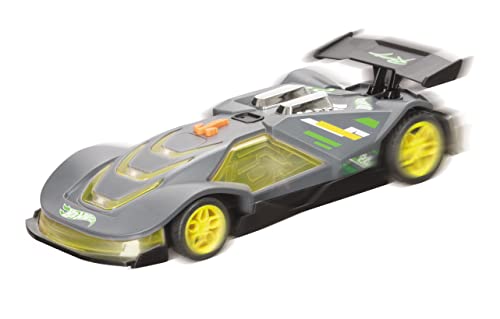 Mondo-51222 Mondo Motors-Hot Wheels Speed Swipe Cyber Speeder-Macchina a Frizione per Bambini-luci e suoni-51222, Multicolore, 51222