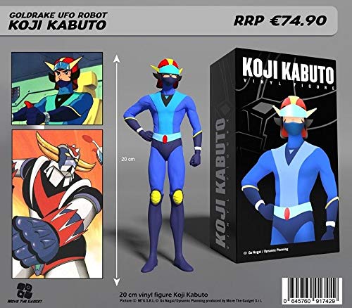 MOVETHEGADGET Pilots Vinyl Collection Koji Kabuto (Alcor) UFO Robot Grendizer Goldrake Estatua de vinilo pintada a mano 20 cm Limited 1000 unidades Worldwide