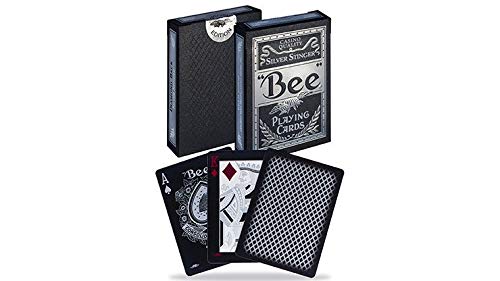 Murphy's Magic Supplies, Inc. Baraja de Cartas Bee Silver Stinger Playing Cards by USPCC