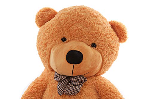 MyTeddyWorld Oso De Peluche Gigante - Grande Suave Osito De Felpa Regalo para Niños - Juegete De Peluche Ideal para Fiestas De Bodas Navidad Dia De San Valentin (Marrón Claro 180 cm)