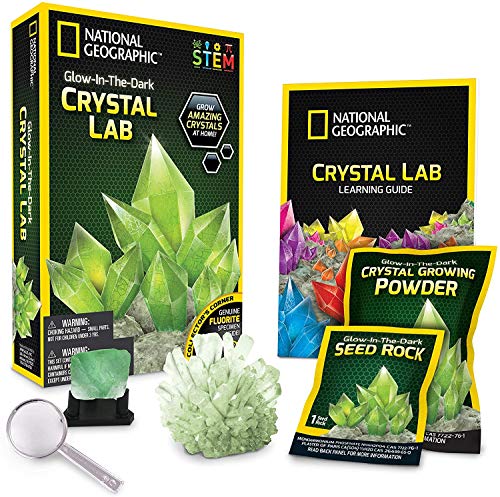 NATIONAL GEOGRAPHIC 81268 - Kit de Cultivo de Cristal, Color Verde Oscuro