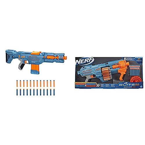 Nerf Elite 2.0 Echo Cs-10, Color Negro (Hasbro E9533Eu4) + Elite 2.0 Shockwave Rd-15, Color, Estándar (Hasbro E9527Eu4)