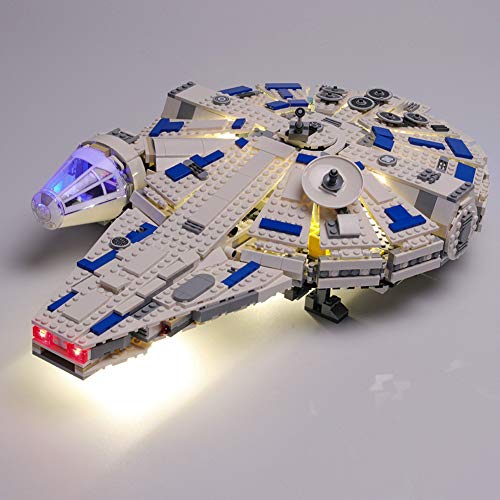 Nlne Kit De Iluminación Led para Lego Star Wars Halcón Milenario del Corredor De Kessel, Compatible con Ladrillos De Construcción Lego Modelo 75212 (NO Incluido En El Modelo)