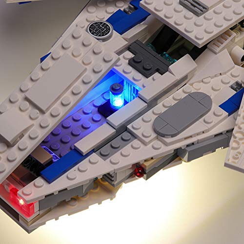 Nlne Kit De Iluminación Led para Lego Star Wars Halcón Milenario del Corredor De Kessel, Compatible con Ladrillos De Construcción Lego Modelo 75212 (NO Incluido En El Modelo)