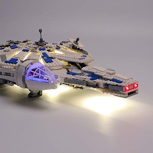 Nlne Kit De Iluminación Led para Lego Star Wars Halcón Milenario del Corredor De Kessel, Compatible con Ladrillos De Construcción Lego Modelo 75212 (NO Incluido En El Modelo)