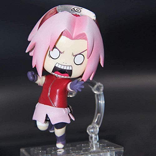 No Naruto Shippuden Haruno Sakura Q Versión Nendoroid Sakura Figura de Acción 10 CM Modelo de Anime Regalos de Anime Juguetes Kits de Modelos