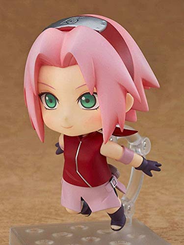 No Naruto Shippuden Haruno Sakura Q Versión Nendoroid Sakura Figura de Acción 10 CM Modelo de Anime Regalos de Anime Juguetes Kits de Modelos