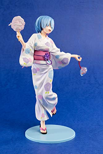 Nuevo 23 CM Exquisita figura móvil extraíble PVC Anime Juego de dibujos animados Modelo de personaje Estatua Anime Re Life en un mundo diferente de Zero Yukata Ver Rem Figuras de acción Juguetes Figur