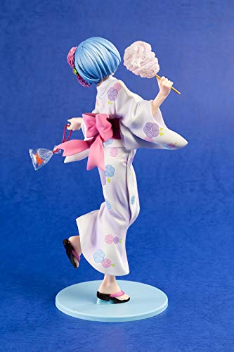 Nuevo 23 CM Exquisita figura móvil extraíble PVC Anime Juego de dibujos animados Modelo de personaje Estatua Anime Re Life en un mundo diferente de Zero Yukata Ver Rem Figuras de acción Juguetes Figur