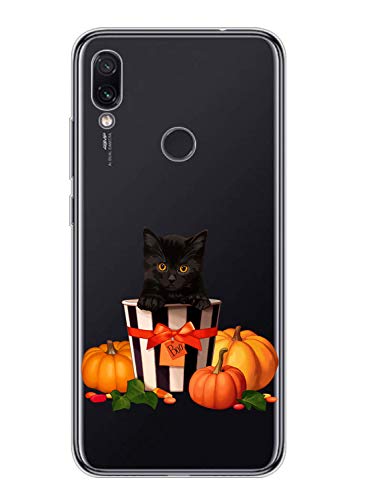 Oihxse Compatible con Motorola Moto G6 Funda Silicona Transparente Suave Gel TPU Carcasa Ultra-Delgado Patrón Protector Caso para Motorola Moto G6 Cover Bumper (Gato)