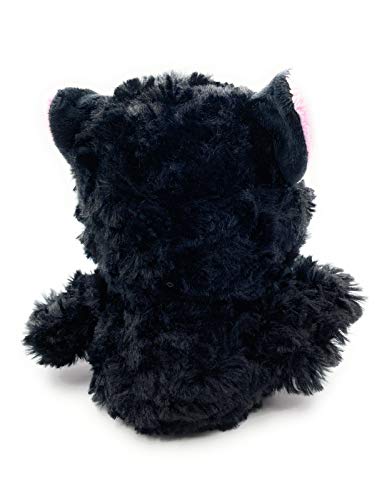 Onwomania Peluche, Peluche, murciélago Zorro Volador Noctule, Altura 19 cm, Negro