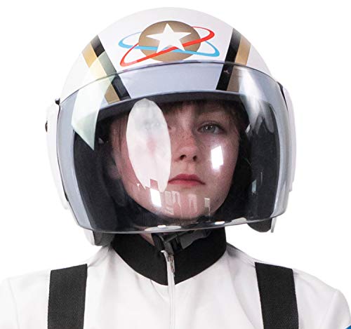 Orlob Accesorios de Disfraces para niños astronautas astronautas Accesorio de Espacio en Blanco de Talla única para Casco