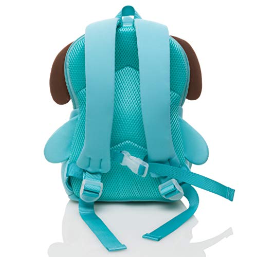 Pandana® Mochila infantil con correa pectoral para niños y niñas en el jardín de infancia o kita de neopreno aislante transpirable con sistema antipérdida., Hubert (Azul) - PAN18005