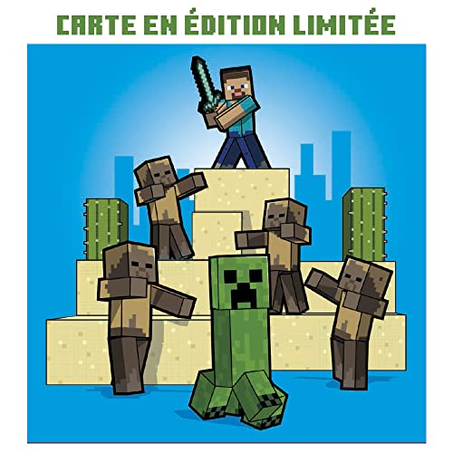 Panini France SA- Minecraft - Blister de 6 Fundas (004141KBF6)