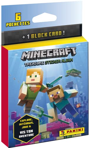 Panini France SA- Minecraft - Blister de 6 Fundas (004141KBF6)