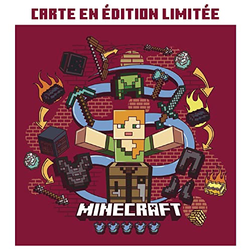 Panini France SA- Minecraft - Blister de 6 Fundas (004141KBF6)