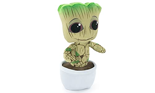 Peluches de los Personajes del Universo Marvel, Avengers, Guardianes de la Galaxia - Calidad Super Soft (20cm, Baby Groot Maceta)