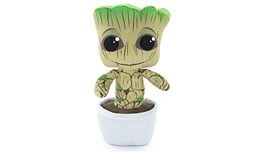 Peluches de los Personajes del Universo Marvel, Avengers, Guardianes de la Galaxia - Calidad Super Soft (20cm, Baby Groot Maceta)