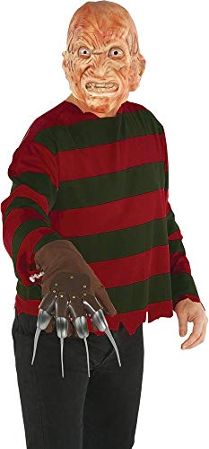 Pesadilla en Elm Street - Disfraz de Freddy Krueger, para adultos, talla única (Rubie's Spain 888434)