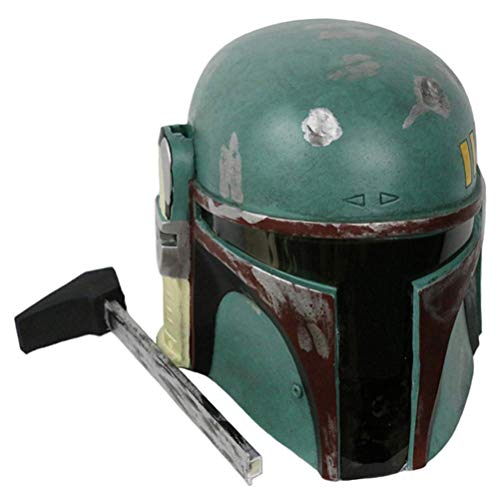 Planet Boba Fett - Máscara de Boba Fett, casco electrónico de primera calidad, The Empire Strikes Back - Juego de rol a escala completa, accesorios de disfraz para fanáticos de la película, regalo