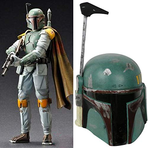 Planet Boba Fett - Máscara de Boba Fett, casco electrónico de primera calidad, The Empire Strikes Back - Juego de rol a escala completa, accesorios de disfraz para fanáticos de la película, regalo