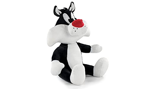 Play by Play Looney Tunes - Peluches Looney Tunes Sitting Calidad Super Soft (17/26cm, Gato Silvestre)